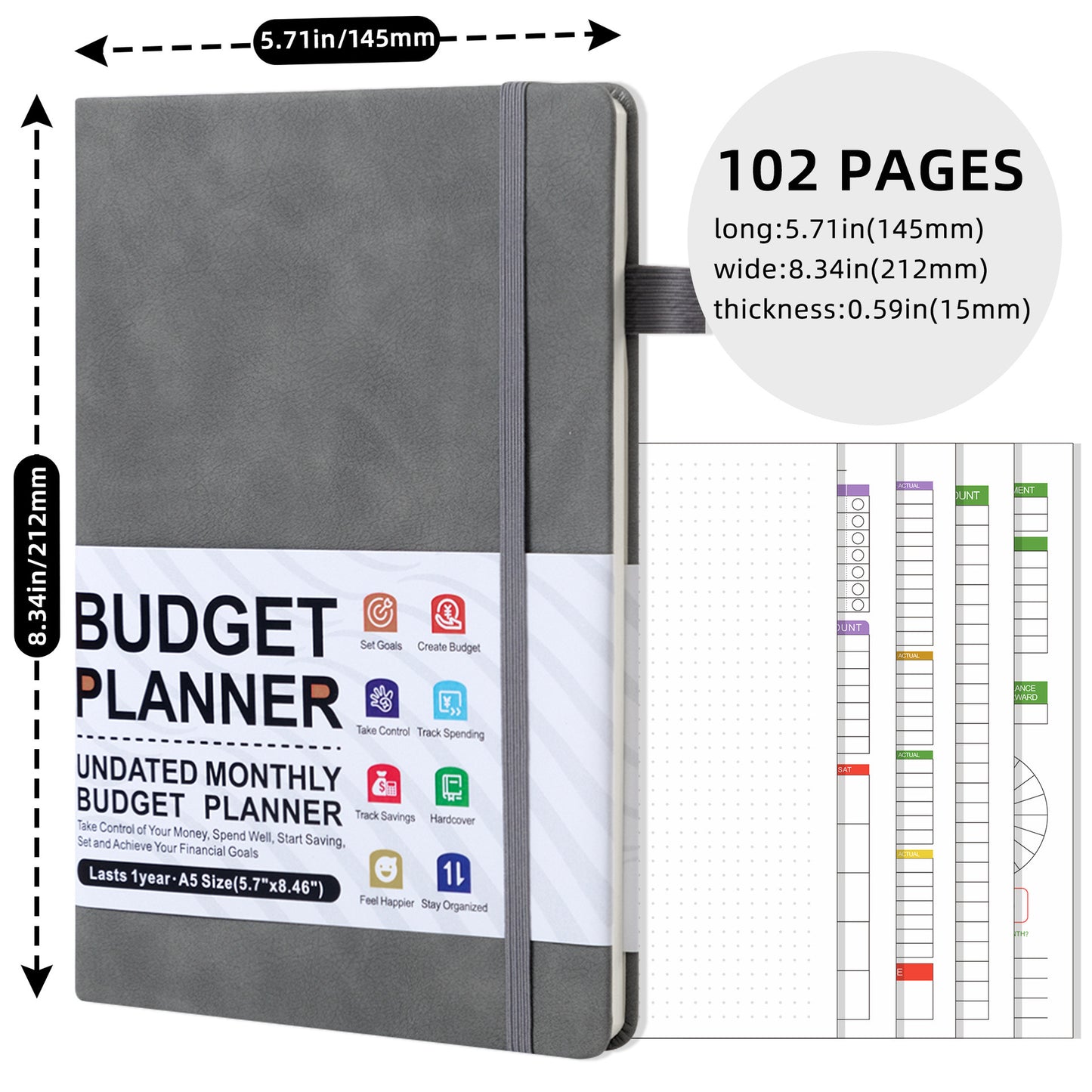 kousely™ Budget Planner Expenses Tracker