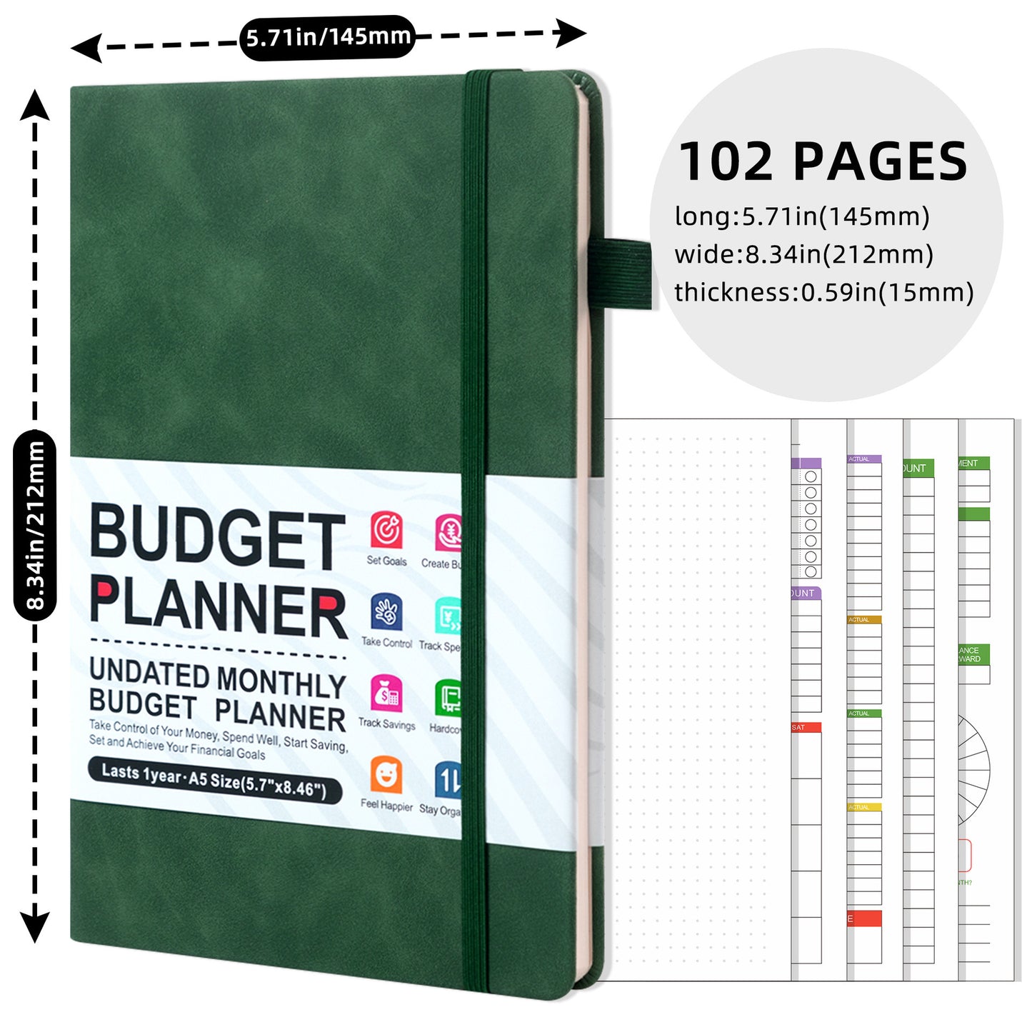 kousely™ Budget Planner Expenses Tracker