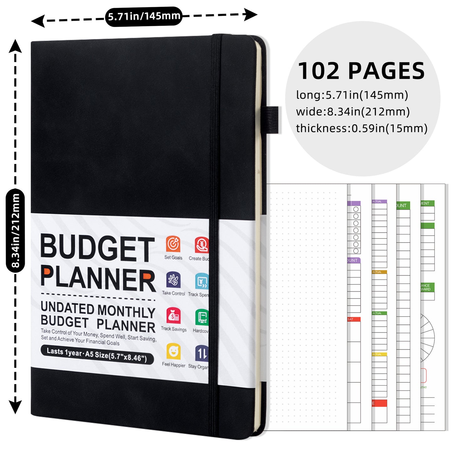 kousely™ Budget Planner Expenses Tracker