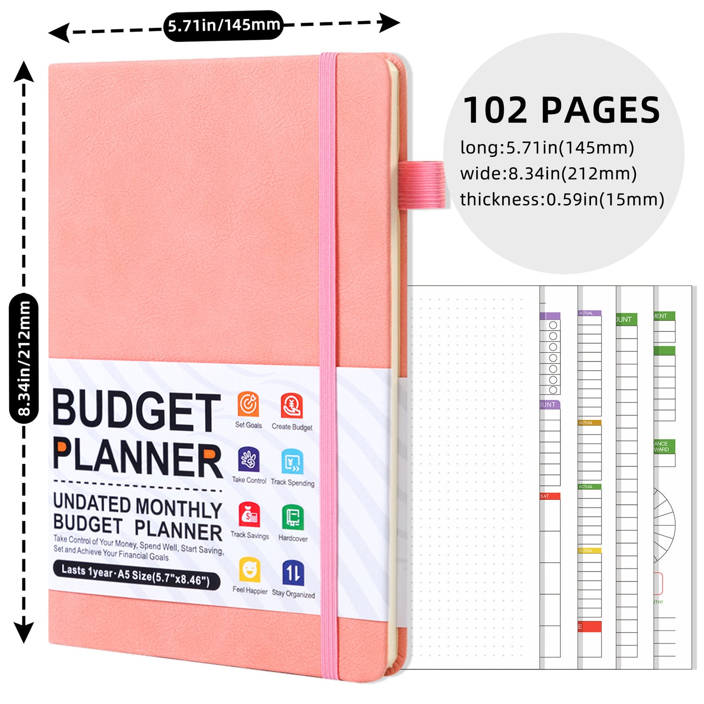 kousely™ Budget Planner Expenses Tracker