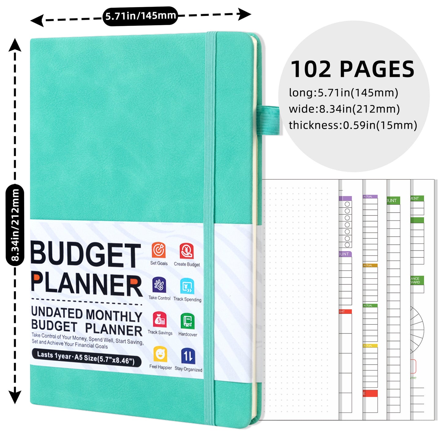 kousely™ Budget Planner Expenses Tracker