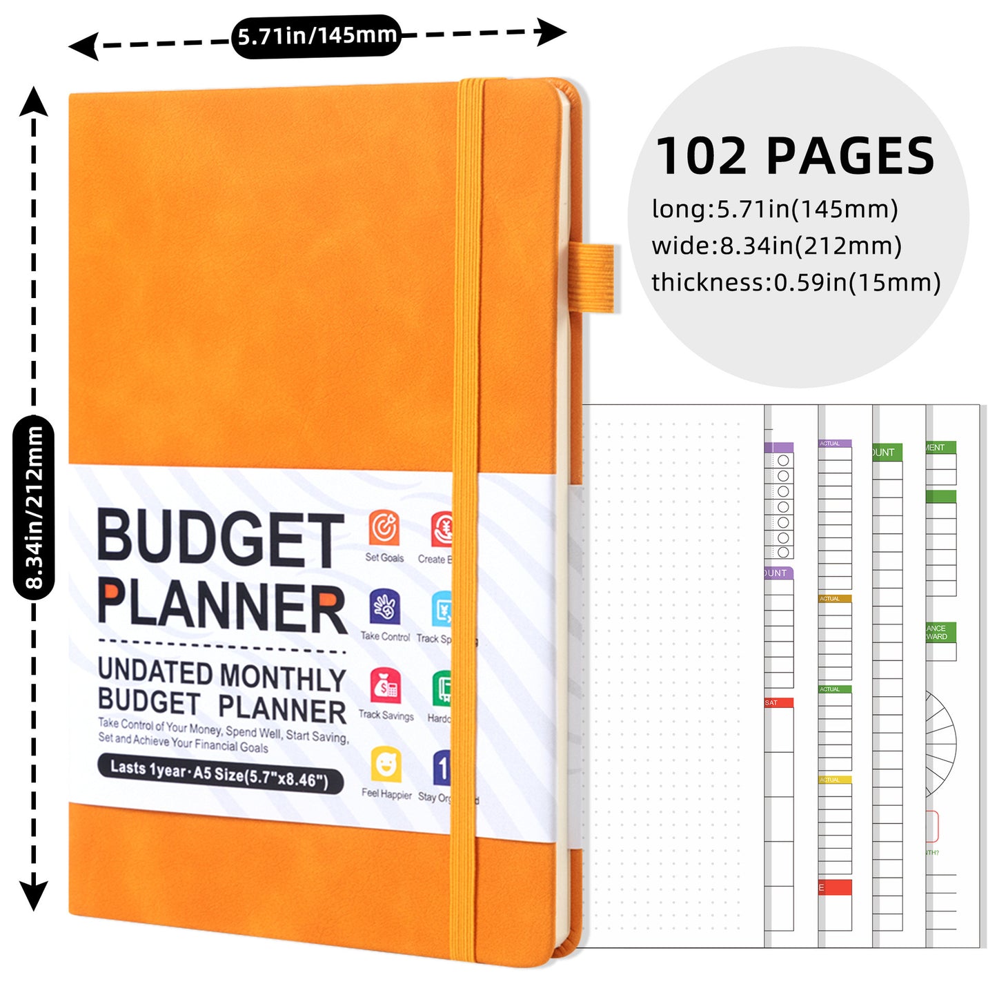 kousely™ Budget Planner Expenses Tracker