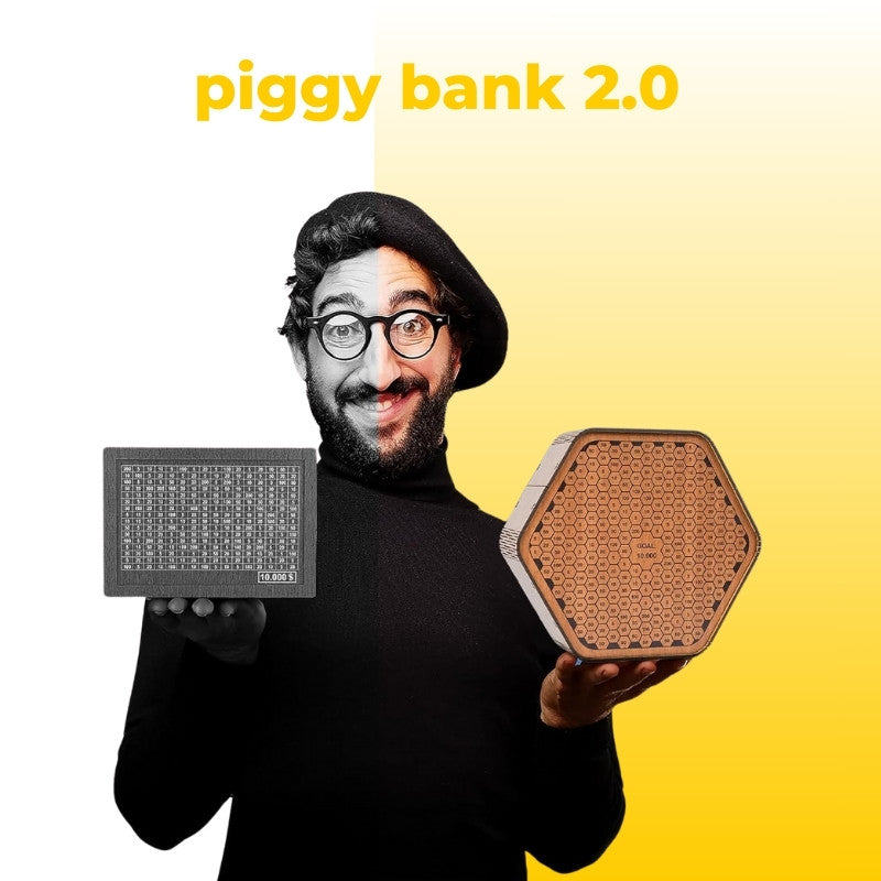 kousely™ Bee Piggy Bank Japanese Method